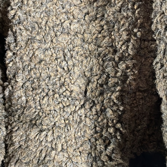 Abercrombie & Fitch Basin Mountain faux Fur linen fur Hood Military Parka Jacket - Picture 11 of 13